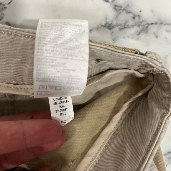 Banana Republic Authentic Patchwork Chino Barrel Leg Size 0 - Picture 13 of 13